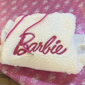 Barbie fuzzy sweater from Forever21, in new condition